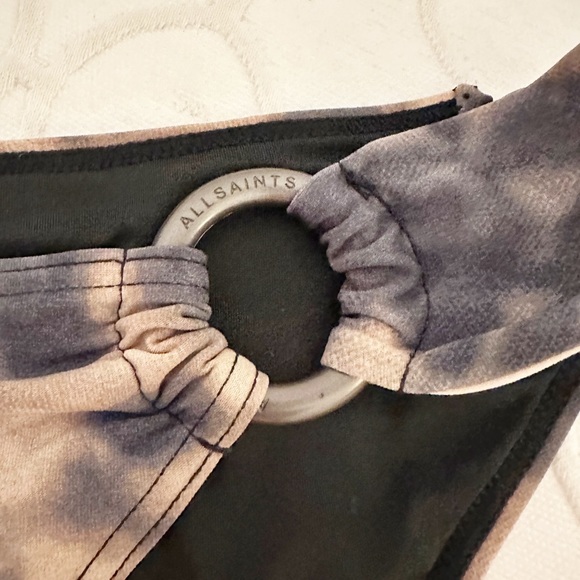 2-pc brown tie die vintage rocker bikini - Picture 3 of 3